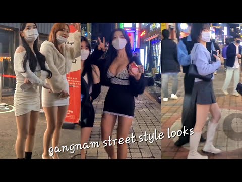 [4K]🇰🇷❤GANGNAM WALKING POV💥😅[몰카 아님🚫] ASMR 26/03/22 street night vlog korea 강남 거리 강남역 주말 토요일밤 패션피플