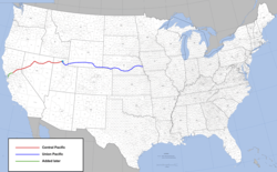 First Transcontinental Railroad - Wikipedia