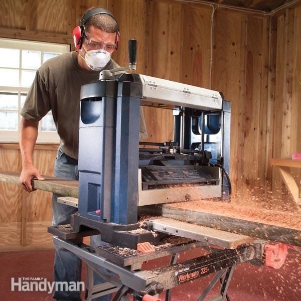 How To Use A Benchtop Wood Planer (Diy) | Family Handyman