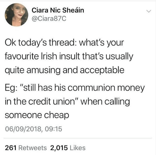 Favourite Irish Insult? : R/Ireland