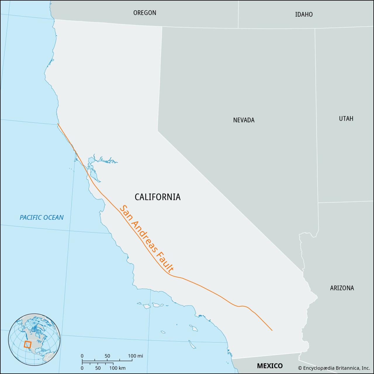 San Andreas Fault | California, Earthquakes, Plate Tectonics | Britannica