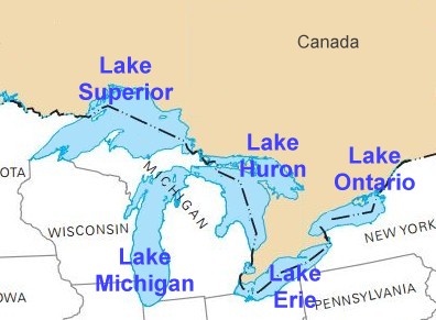 United States Geography: Lakes