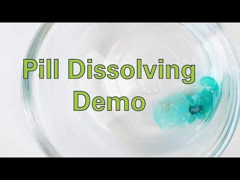 Pill Dissolving Demo - Activity - Teachengineering