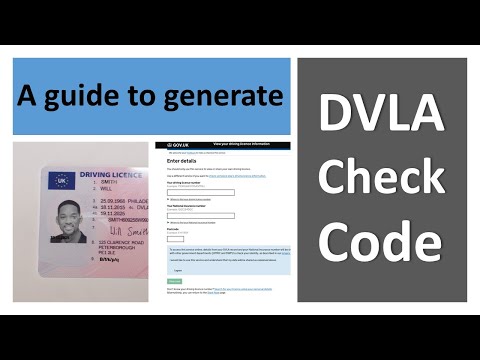How to generate DVLA check code for your driving licence | a complete guide