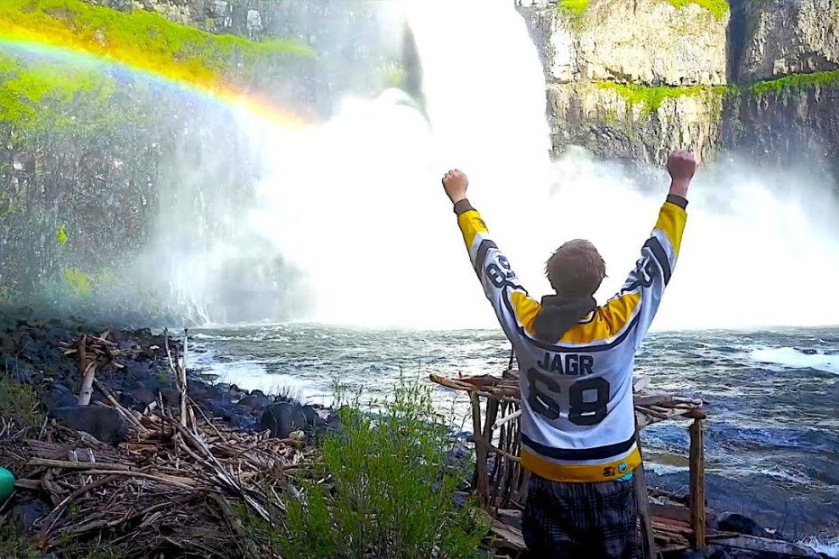 Fishing The Largest Waterfall In Washington - Palouse Falls - Youtube