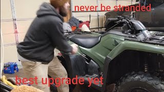 How To Install A Pull Start On A 2015+ Honda Rancher 420 - Youtube