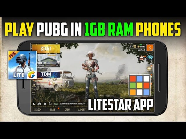 Play Pubg Mobile In 1Gb And 2Gb Ram Phones | Litestar App Review - Youtube