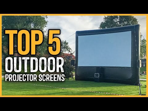 Best Outdoor Projector Screens 2023 | Top 5 Best Outdoor Movie Screens On Amazon