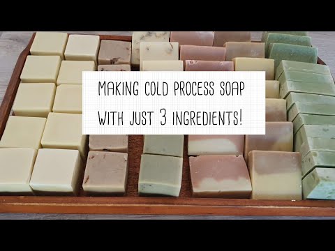 Making Soap with Only 3 Ingredients!