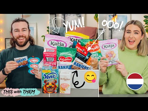 British People Try Dutch Candy! 😁 - This With Them