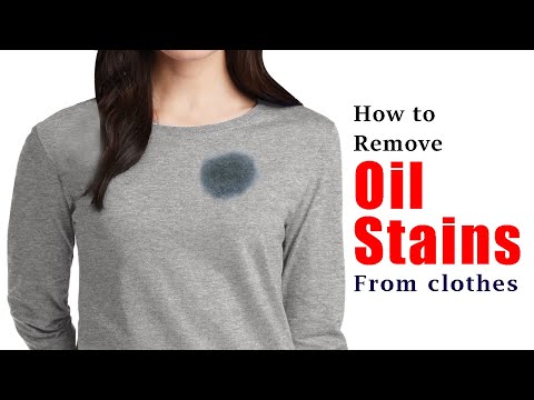 How to remove oil stains from clothes | Easy & Effective method