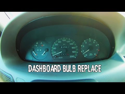 How to replace dashboard bulbs on Fiat Punto MK1 - EASY !
