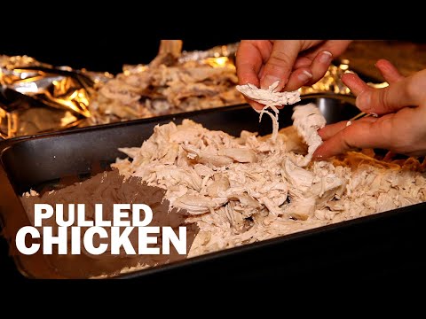 Pulled Chicken Recipe - How to Make Pulled Chicken in Your Oven