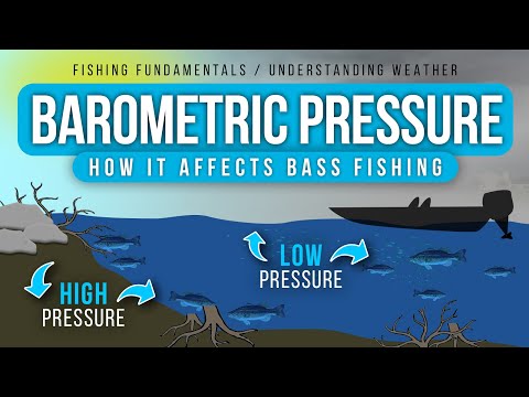 Understanding How BAROMETRIC PRESSURE affects Fishing (High & Low Pressure)