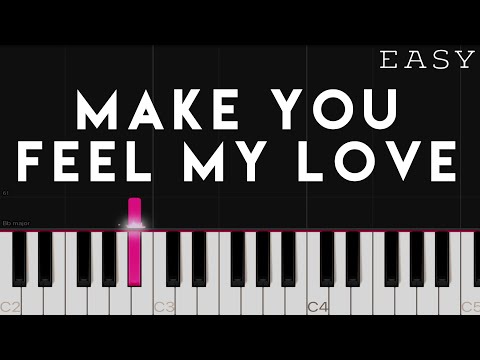 Adele - Make You Feel My Love | EASY Piano Tutorial