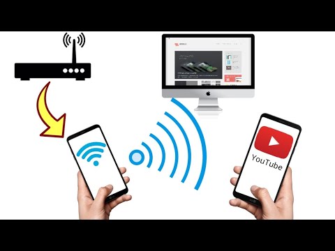 How to Share Connected WiFi internet From Phone to another Phone