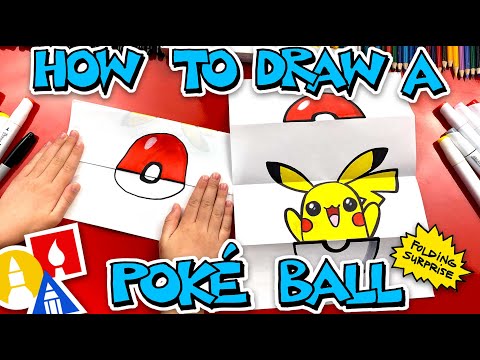 How To Draw A Poké Ball Folding Surprise