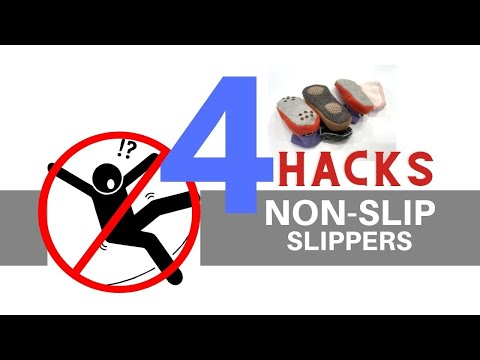 4 Easy Ways To Make Your Slippers Non-Slip // Simple DIY Hacks