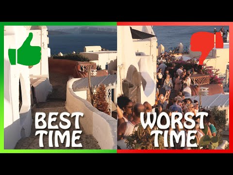 Santorini : The BEST TIME to visit in 2022 [Analyzing Prices, Crowd & Temperatures]