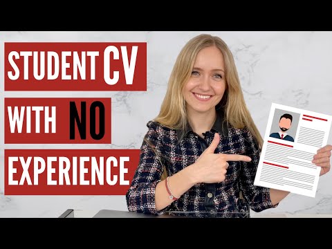 CV for Students with NO Experience (FREE TEMPLATE)
