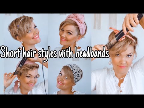 5 Headband styles for short hair